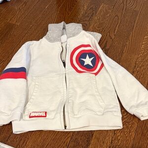 Zara Captain America Zip Up